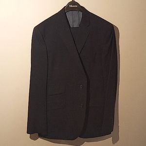 Joseph Abboud 100% wool navy stripe 42S